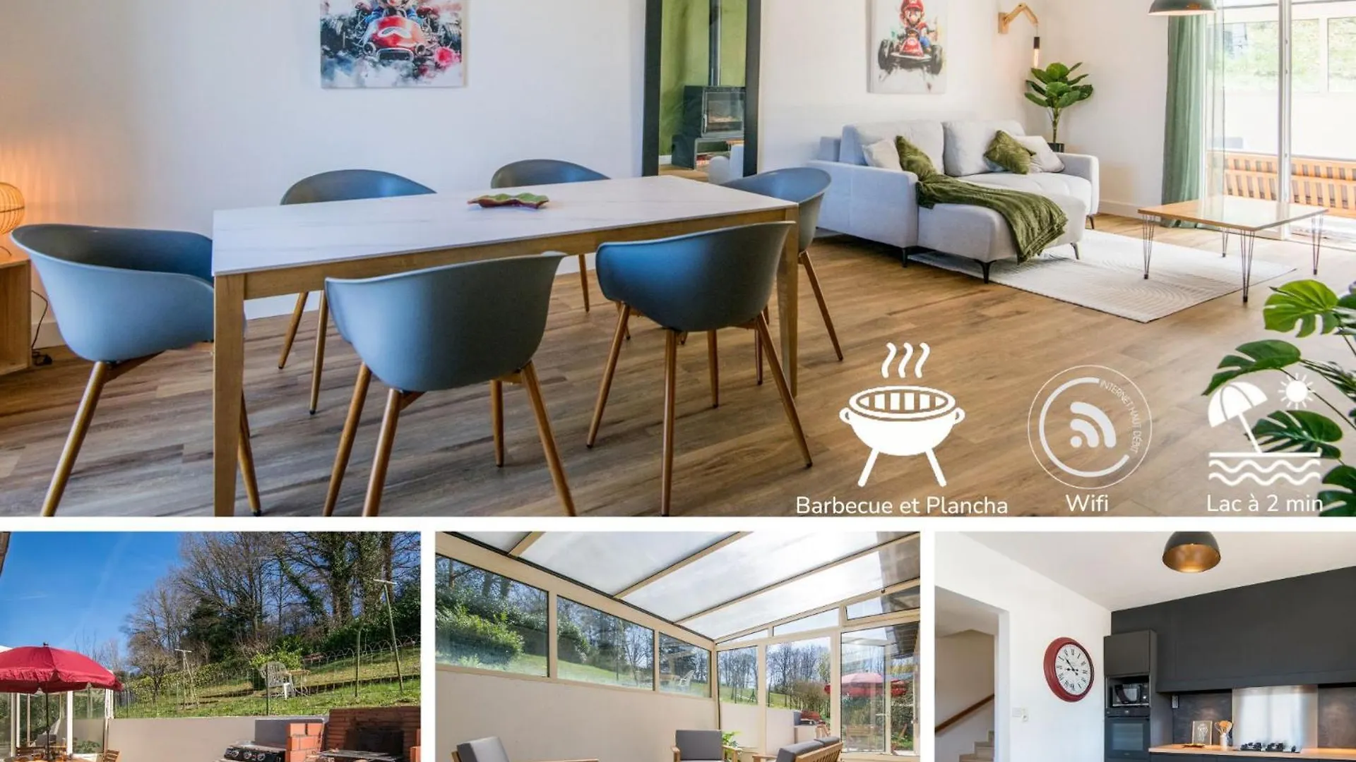 La Casa Lucas - Clim, Wifi, Lits Xl, Jardin & Lac location